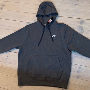 gray nike hoodie